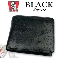 フランク三浦 04 ブラック 黒 二つ折り財布 折財布 新品