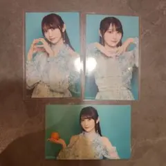 乃木坂46 ミニ生写真　黒見明香　ネーブルオレンジ　3枚コンプ