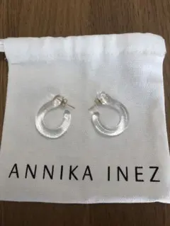 アニカイネズ SMALL GLASSY HOOPS 14K ピアス イエナ