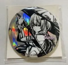 勝利の女神NIKKE TSUTAYA 墨絵 缶バッジ 紅蓮 1点