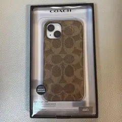 お値下げ　コーチ　iPhoneケース　iPhone13 シグネチャー