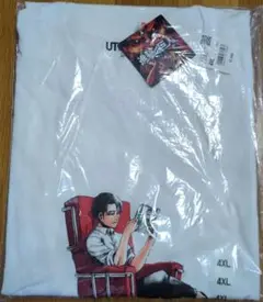 レアサイズ　ビッグ　ユニクロ Tシャツ 進撃の巨人 リヴァイ兵長 4XL