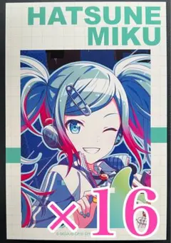 初音ミク　プロセカ　アニメイト特典　イラストカード