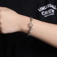 Silver Toggle Chain Bracelet - Unisex