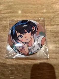 匿名配送 非売品 彼女お借りします 更科瑠夏 青春と彼女 缶バッジ かのかり
