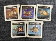 3ds モンスターハンター5本セット　ソフトのみ　モンハン