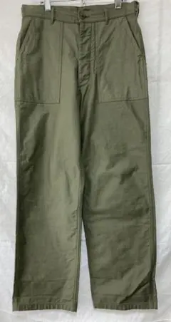 希少 ビッグサイズ HYKE 21SS/バックサテンベイカーパンツ/XXL/