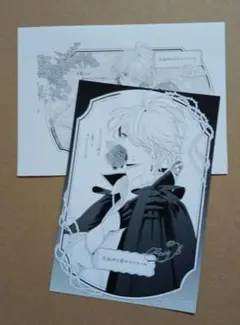 【特典のみ】　花秘める君のメテオール 4巻　メロンブックス　片面イラストカード