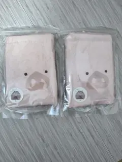 ブタさんのお顔お弁当袋　2個セット