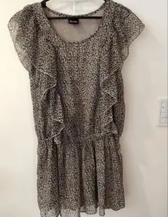 Barbie ヒョウ柄 フリル付きチュニック