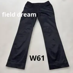 フィールド ドリーム ブラック レディース スラックス ストレートパンツ 61
