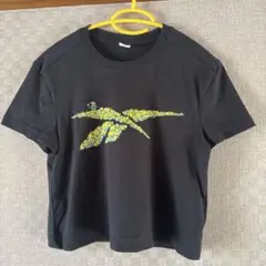 黒いグラフィックTシャツ Lサイズ　リーボック　ミニオン