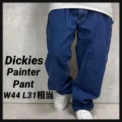 ディッキーズ　ペインターパンツブルーデニム　ジーンズビックサイズW44L31相当