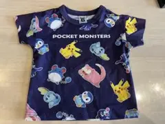 ポケットモンスター Tシャツ ネイビー　ピカチュウ　ポケモン