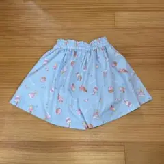 アイスクリーム柄 水色パンツ110サイズ