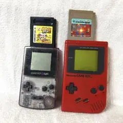 【4点セット】 ゲームボーイカラー 本体　ゲームボーイ初代本体