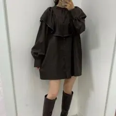 【新品未使用】 NICE CLAUP ケープブラウス