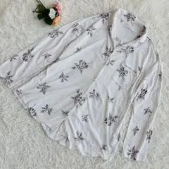 GELATO PIQUE 花柄シャツ 長袖トップス F（836）