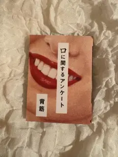口に関するアンケート