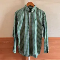 Ralph Lauren 長袖シャツ 16 緑系チェック