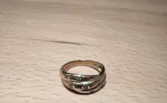 ダイヤモンド ゴールドプラチナリング