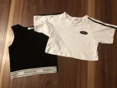 ピンクハント　女の子　タンクトップ　Tシャツ　2枚組セット　M 150 未使用
