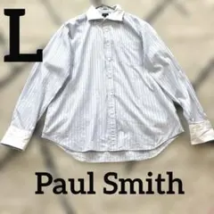 Paul Smith ストライプ 長袖シャツ Lサイズ ポールスミス