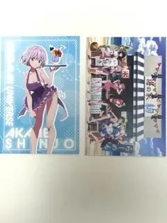 グリッドマンユニバース　ポストカード　海の家ver　新条アカネ