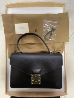 LOUIS VUITTON コンコルド ハンドバッグ エピ ノワール 黒