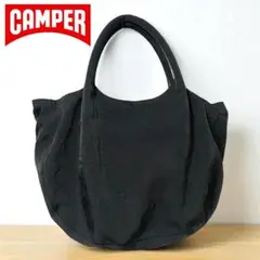 CAMPER /カンペール 大容量 ナイロントートバッグ ブラック×イエロー