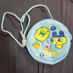 たまごっち　ぽーち　　バッグ　水色