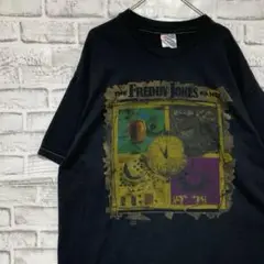 USA製90sヴィンテージツアーTシャツ！シングルステッチブラック古着XL711