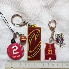 大量まとめ　グッズ　レブロン・ジェームズ キャバリアーズ　アクキー　富樫勇樹