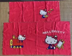 【訳あり❗️】ハローキティクロスステッチ作品2枚セットで