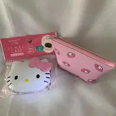 ハローキティ小物入れ マイメロディーミニポーチ新品未使用。