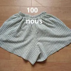 nous ハーフパンツ 100