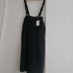 【新品未使用】しまむら　サスペンダーワイドパンツ　M