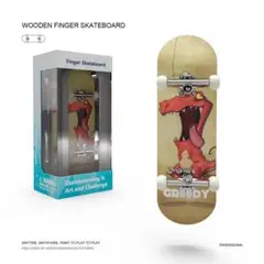 木製　ベアリング付き指スケ フィンガーボード Finger Skateboard