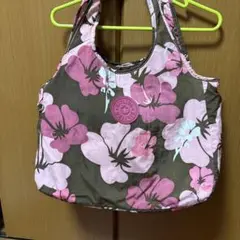 Kipling フラワープリント トートバッグ