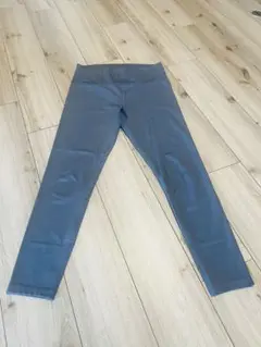 MUJI ヨガパンツ　XLサイズ　ブルーグレー