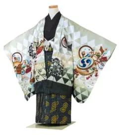 一回着用 七五三着物 男児 5歳 フルセット