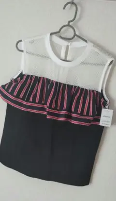新品✦RE.VEROFONNA メッシュデザイントップス　15800円