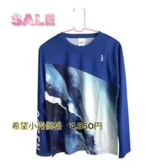 【LLサイズ】 GOSENゴーセン昇華 ロングスリーブシャツ　JPT42 ブルー
