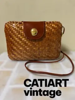 美品✨✨CATIART カティアールヴィンテージ ラタン　ショルダー値引き可