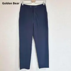 【ゴールデンベア】テーパードパンツ オフィス カジュアル 綺麗め ネイビー