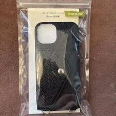 3COINS iPhone 13/14用ケース 黒＆フィルムSET