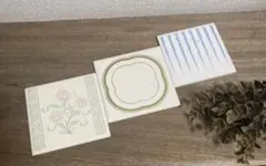 古民家 アンティーク タイル 3枚セット DIY あざみ他