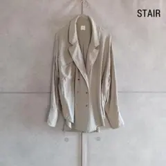 STAIR ステア 武笠綾子 ダブル レーヨン とろみ ジャケット X4429