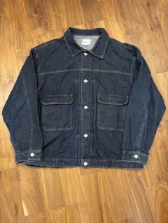 【EMMA CLOTHES】オーバーサイズデニムジャケット　M　インディゴブルー
