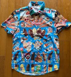 【お買い得】ハワイアンシャツ アイスクリームプリント